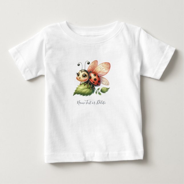 Camiseta Bebê Ladybug (Frente)