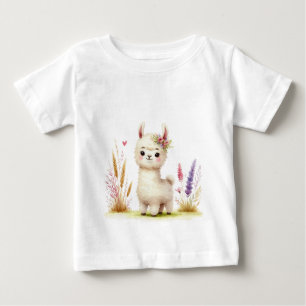Camiseta Bebê Lhama 