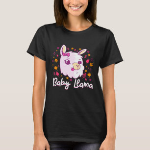 Camiseta Bebê Lhama Aniversário Alpaca Crianças
