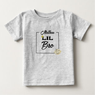 Camiseta Bebê Lil Personalizado Fofo Irmão
