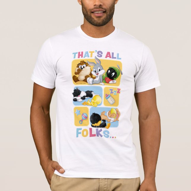 Camiseta Bebê LOONEY TUNS™ Caracteres | É tudo pessoal (Frente)