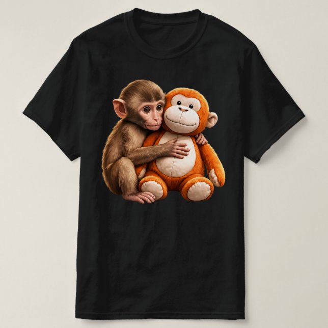 Camiseta Bebê Macaco Equipe Punch Punch (Frente do Design)