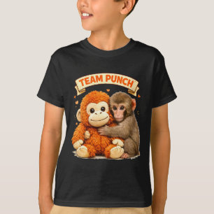 Camiseta Bebê macaco fofo feminino punch panchi kun japão
