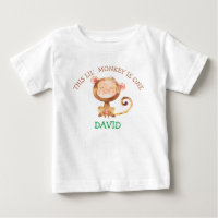 Bebê Macaco Primeiro Aniversário Pequeno Macaco