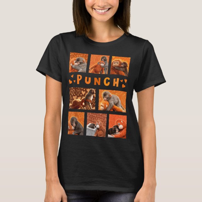 Camiseta Bebê Macaco Soca Mamãe Macaco Coisas Abraços Crian (Frente)