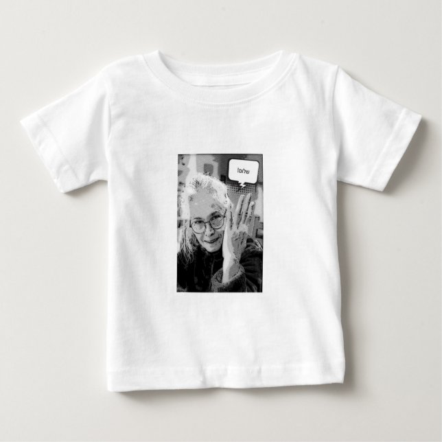 Camiseta Bebê Malka Shalom (Frente)
