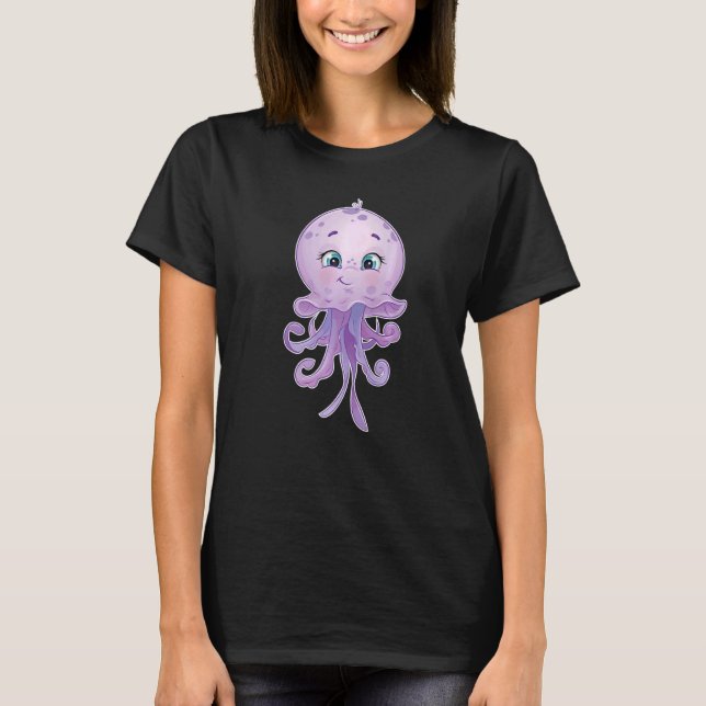 Camiseta Bebê-medusa Medusa Medusa 1 (Frente)