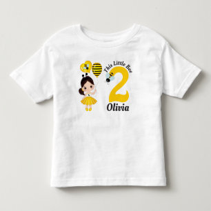 Camiseta Bebê Menina Bonita Nascida Toddler-Shirt
