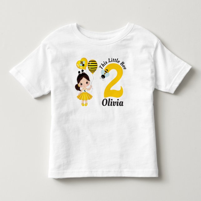 Camiseta Bebê Menina Bonita Nascida Toddler-Shirt (Frente)