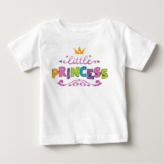 Camiseta Bebê Menina Coroa Princesinha Fofa
