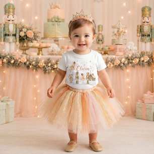 Camiseta Bebê Menina Festa de Aniversário do Soldadinho de 