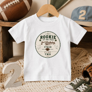 Camiseta Bebê menino de 2 anos de idade fazendo aniversário