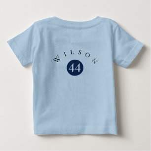 Camiseta Bebê Menino Jogador de Futebol