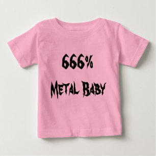 Camiseta Bebê metálico