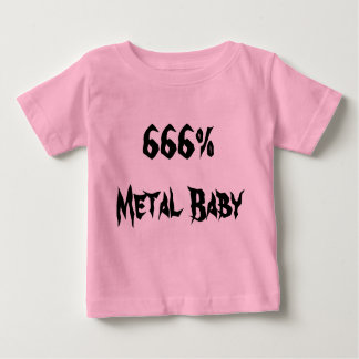 Camiseta Bebê metálico