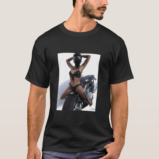 Camiseta bebê na bicicleta (Frente)
