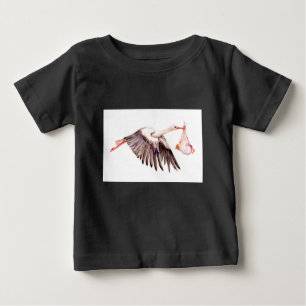 Camiseta Bebê na Stork
