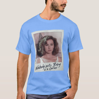 Camiseta Bebê no Canto Citação de Foto Instantânea Filme do