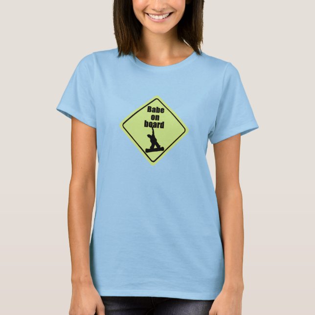 Camiseta bebê no conselho (Frente)