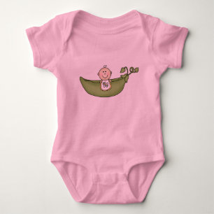 Camiseta Bebê no vagem de ervilha