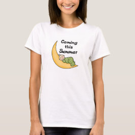 Camiseta Bebê no Verão da Lua