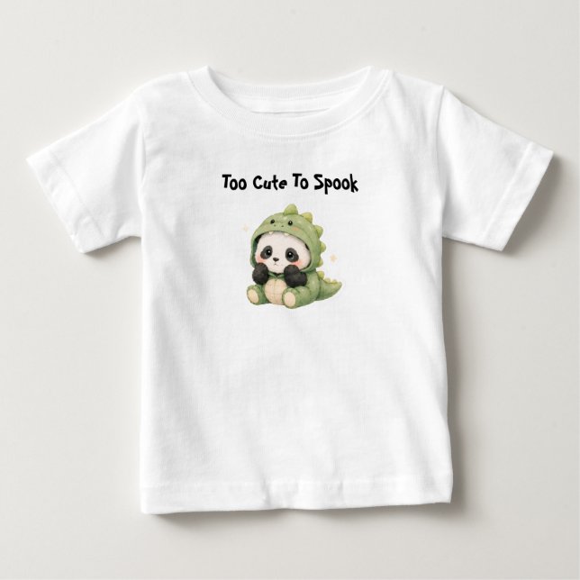 Camiseta Bebê Panda Dinossauro (Frente)