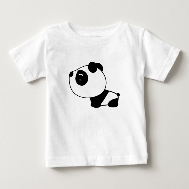 Camiseta Bebê Panda Infantil Fofo (Frente)