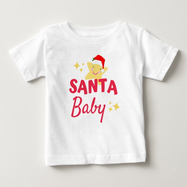 Camiseta bebê papai noel (Frente)