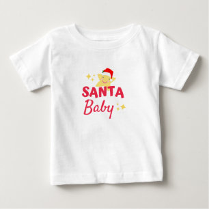 Camiseta bebê papai noel