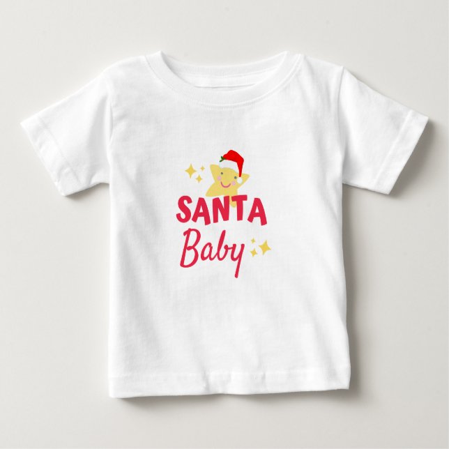 Camiseta bebê papai noel (Frente)