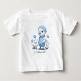Camiseta Bebê Pato Azul