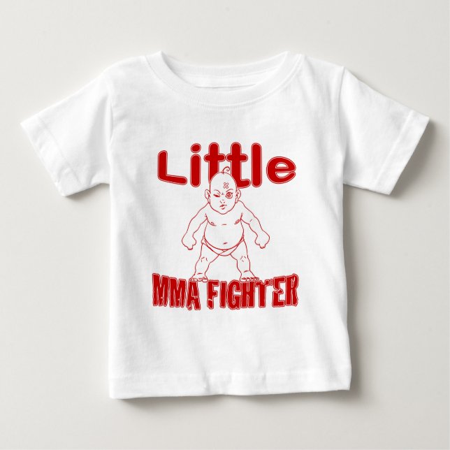 Camiseta Bebê pequeno das artes marciais do lutador do (Frente)