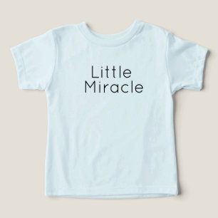 Camiseta Bebê Pequeno Milagre – Roupa de Bebê Inspirada na