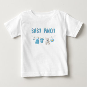 Camiseta Bebê Pinoy com ícones bonitos