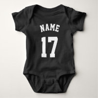 Bebê preto e branco | Sports Jersey Design