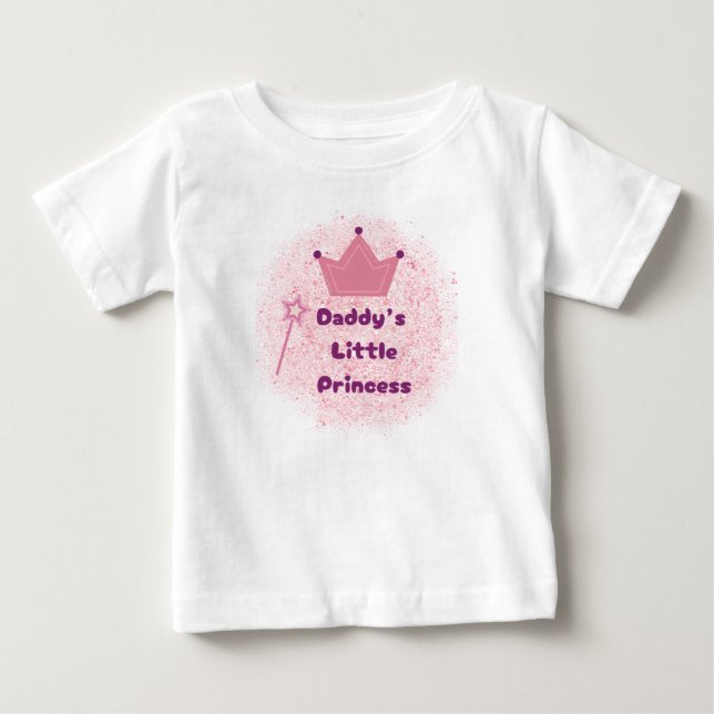 Camiseta Bebê Princesa do Papai  (Frente)