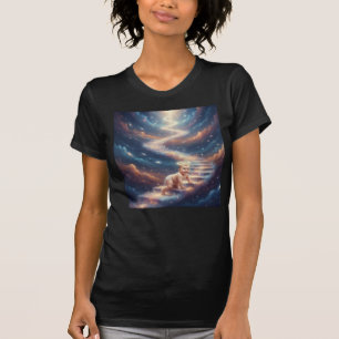 Camiseta Bebê Rastejando Subindo Escadas Para o Amor Univer
