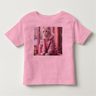 Camiseta Bebê Rosa Toddler Fine Jersey T-Shirt"