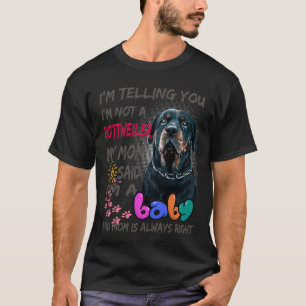 Camiseta Bebê Rottweiler