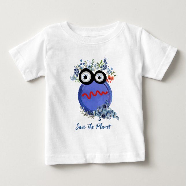 Camiseta Bebê Salve O Planeta (Frente)