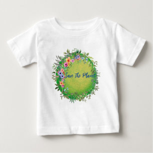 Camiseta Bebê Salve O Planeta