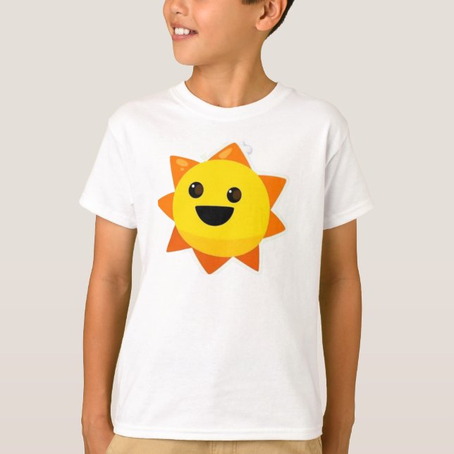 Camiseta Bebê Sr. Sol da Sprunki (Frente)