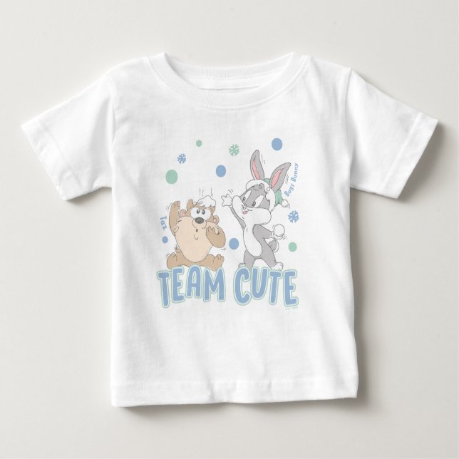 Camiseta Bebê TAZ™ e INSETOS BUNNY™ Equipe Bonito (Frente)