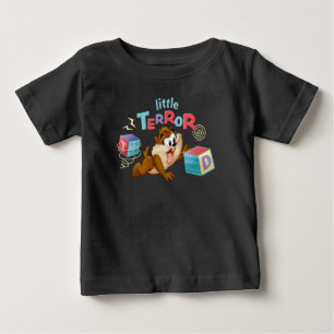 Camiseta Bebê Taz  Pequeno Terror