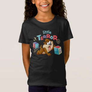 Camiseta Bebê Taz Pequeno Terror