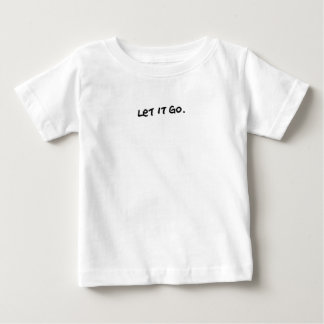Camiseta Bebê Tee: Deixe-O Entrar Em Texto