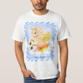 Camiseta Bebê Unicórnio Arco-Íris