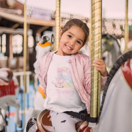 Camiseta Bebê Unicórnio Letra B