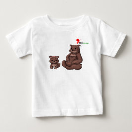 Camiseta Bebê Urso & Mamãe Urso
