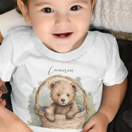 Camiseta Bebê Urso Sexo Neutro